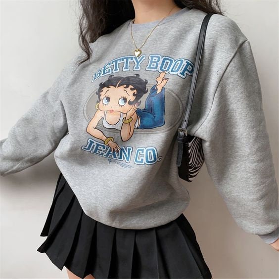 Betty Boop Sweatshirt - Etsy