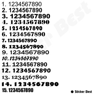 2x Custom Number Circle Rally Racing Decal Vinyl Sticker - Etsy