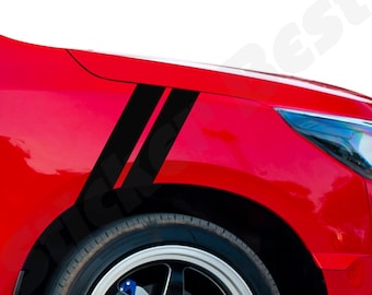 2x 4.5" Hash Racing Stripe Sticker Universal Fender Bumper Door Hood Decal Car Auto