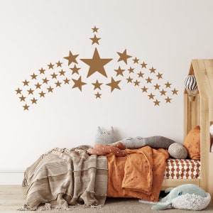 Star Wall Decals: Nursery & Kids Room Decor - 47 Piece Set