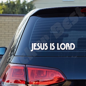 Jesus is Lord Decal Vinyl Sticker