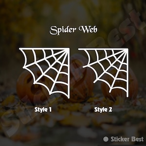 Spider Logo Black Spider Car Window Body Panel Laptop Decal Vinyl