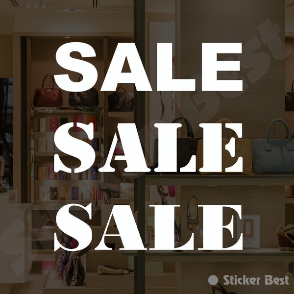 Sale Store Window Decal Vinyl Sticker Sign