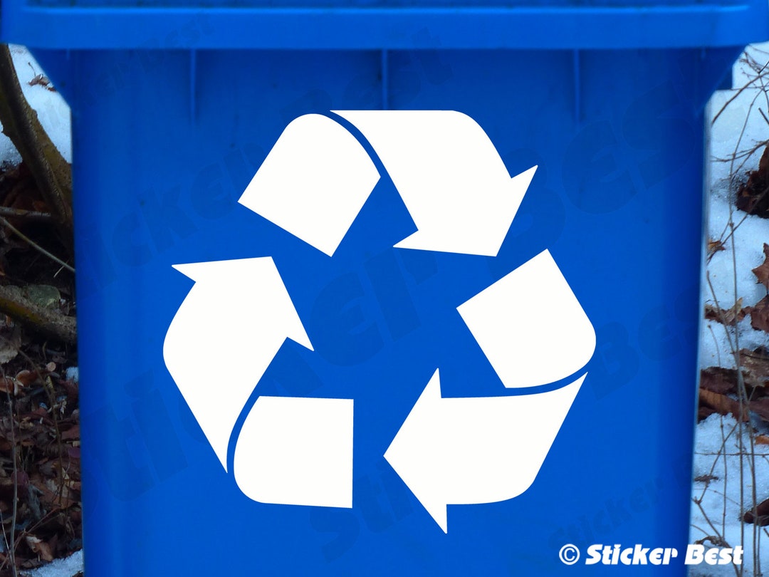 Recycle Symbol Decal Recycling Decal Recycle Logo Vinyl Decal Recycle