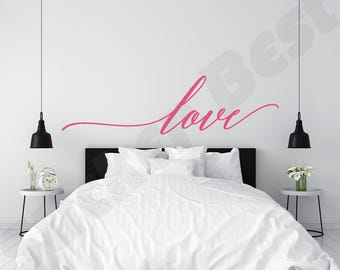 Love Wall Decal: Vinyl Sticker for Home Decor