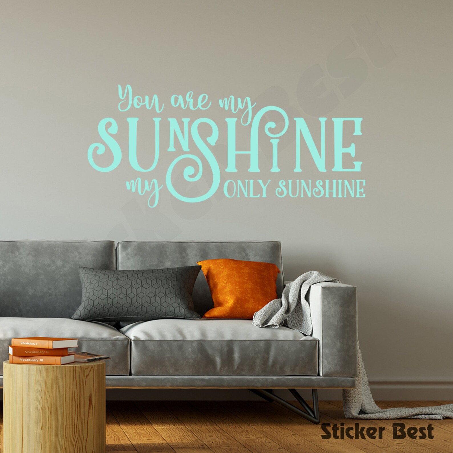 You Are My Sunshine Wall Decal - USA Made Vinyl Sticker - Etsy