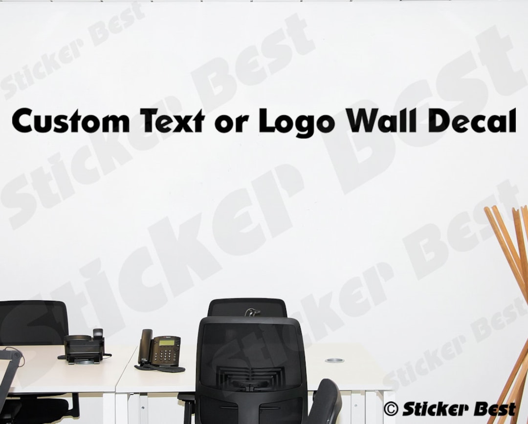 Custom Wall or Logo Decal Home Kids Room Nursery Decals Sticker - Etsy