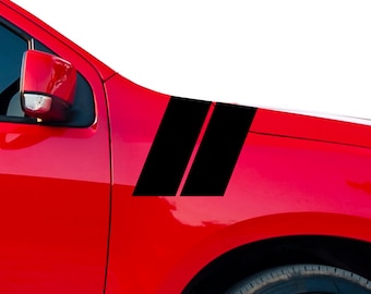 2x 6.5" Universal Hash Racing Stripe Body Fender Sticker