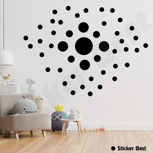 Polka Dot Wall Decals: Multi-Size Vinyl Stickers, 47 Pcs