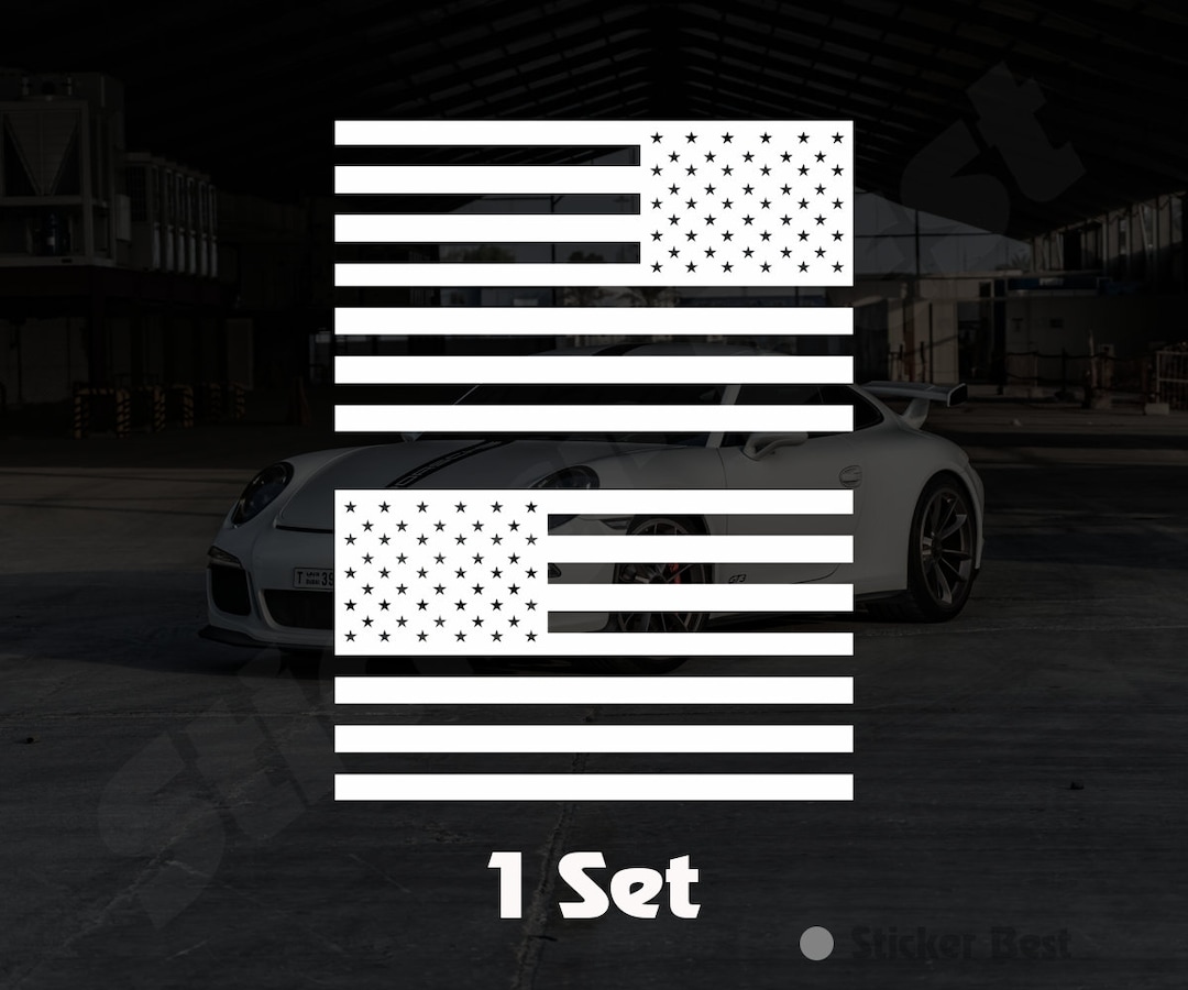 American Flag Decal US Flag Decal American Flag Sticker - Etsy