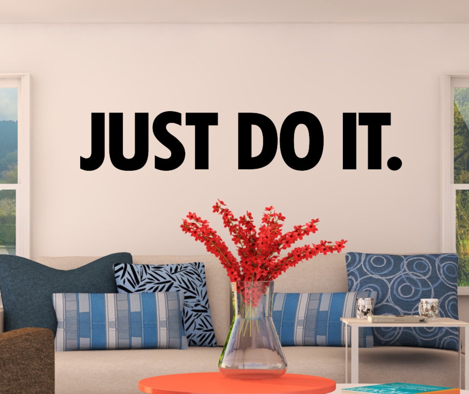 Nike Just Do it Wall Decal Logo Decals Sticker Etsy