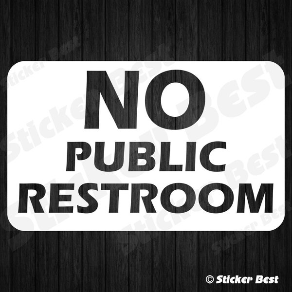 Public Restroom Signs Etsy