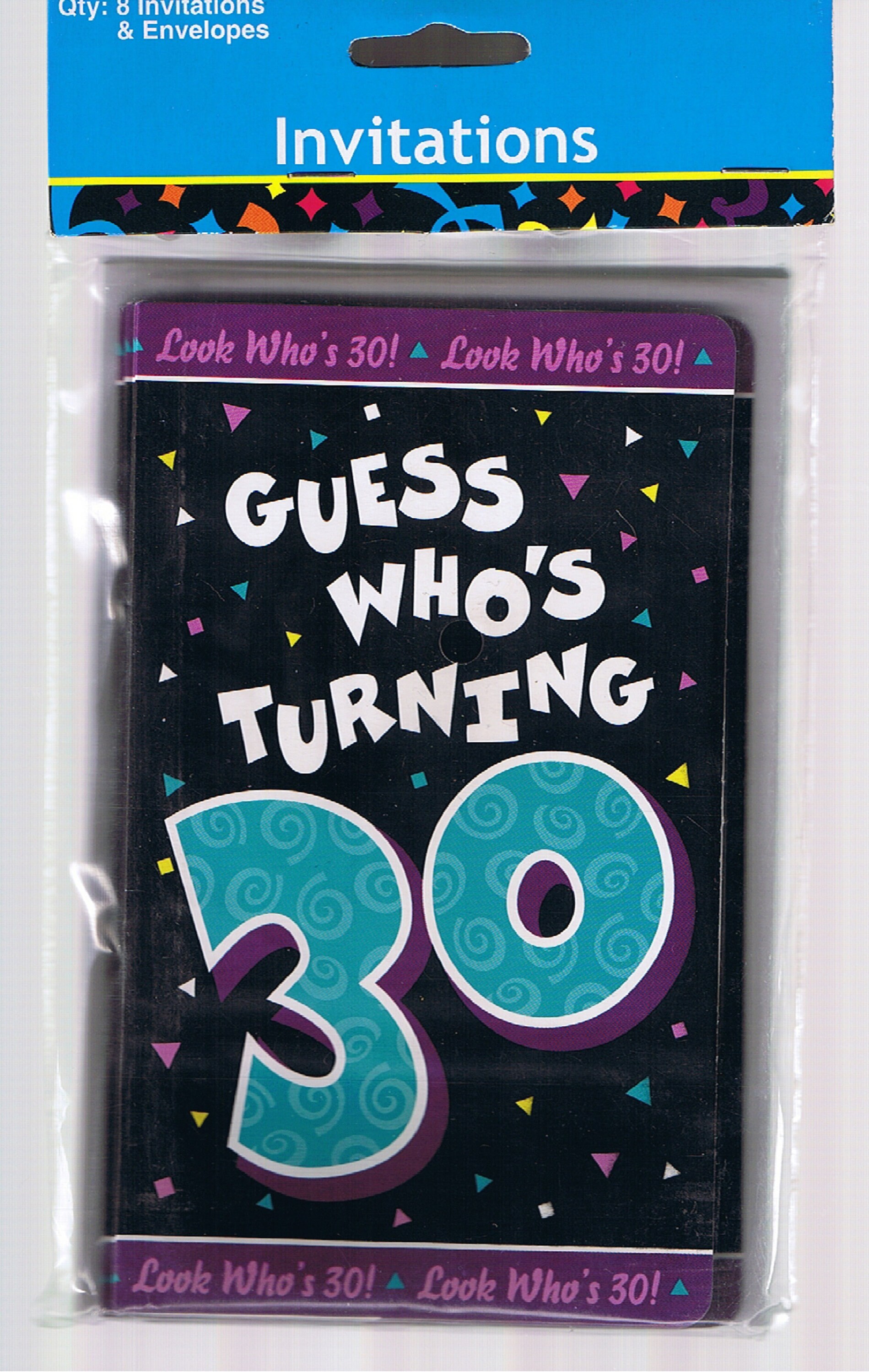 8 Guess Who s Turning 30 Invitations Cards Envelopes Etsy
