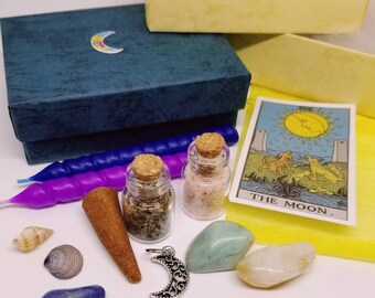 Mini Mystery Witch Box, Travel Altar, Witchcraft Supplies, Tiny Spiritual Tools, Witch Kit, Altar Supplies Set, Witchy Surprise Box, Spells