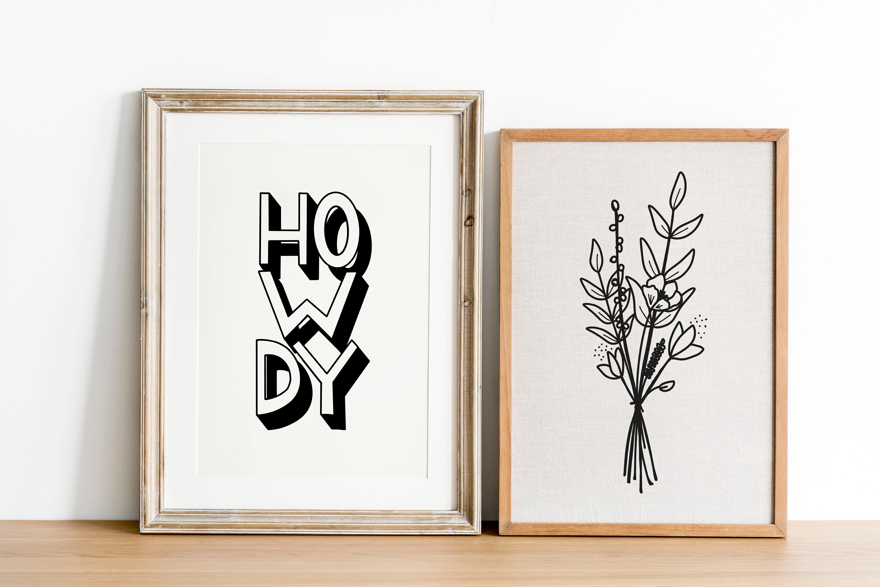 Howdy Sign Southern Decor Housewarming Gift Printable Wall - Etsy