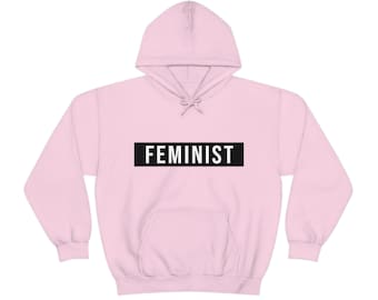 Feminist Unisex Hoodie, Trendy Sweatshirt, Hoodie with Words, Bollywood Celebrities Shirt