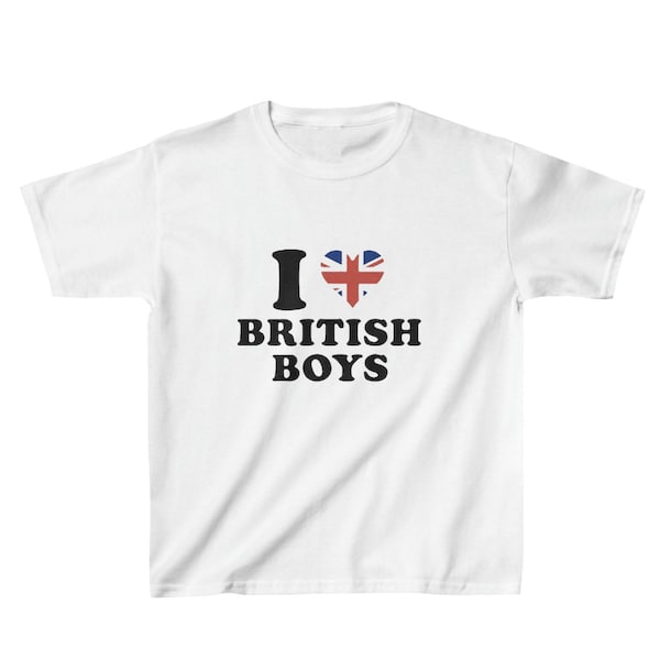 Camiseta I Love British Boys - Gran Bretaña - Inglaterra - Década de 2000 - Tendencias estéticas