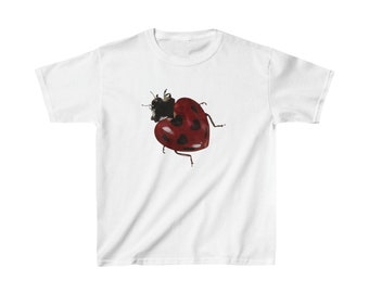 Baby-T-shirt Lady Bug | Leuke, op de natuur geïnspireerde trendy top | Stijlvolle en eigenzinnige top voor trendy vrouwen | Baby-T-shirt Lady Bug