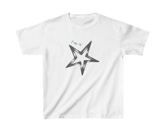 I’m A Star Baby Tee | Trendy 2000s-Inspired Graphic Crop Top | Perfect for Casual and Playful Women’s Fashion | Y2K-Inspired Cropped Graphic