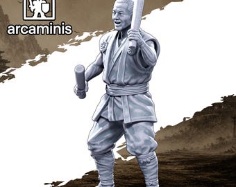 Village and Town Folk"Festival Taiko Drummer" #25 Unpainted  3d printed in Resin