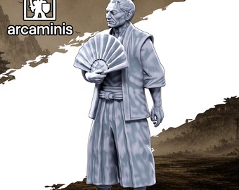 Village and Town Folk"Festival Elder" #21 Unpainted  3d printed in Resin