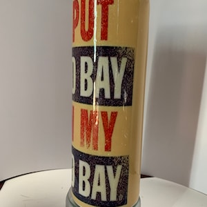 20 oz tumbler &quot;I Put Old Bay On My Old Bay&quot; with Stainless Steel straw