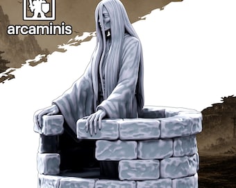 Village and Town Folk"Well Ghost Female" #30 Unpainted  3d printed in Resin