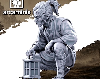 Village and Town Folk"Night Patrol" #53 Unpainted  3d printed in Resin