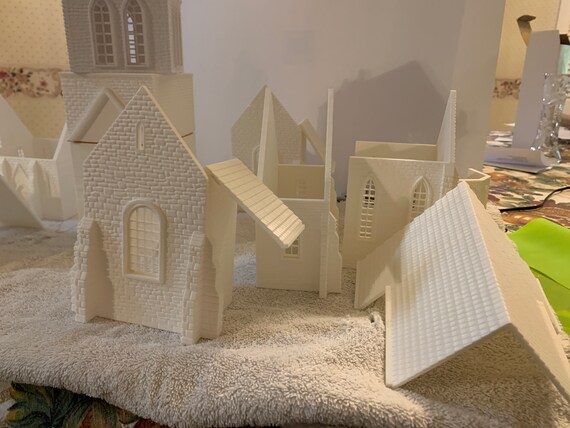 SAINTE MERE EGLISE 15-NORDV01 wargame 3d printed terrain