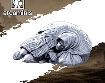 Village and Town Folk"Homeless villager" #32 Unpainted  3d printed in Resin