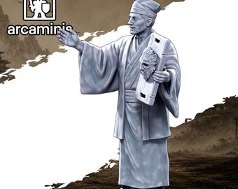 Village and Town Folk"Festival Yokai Herald" #26 Unpainted  3d printed in Resin
