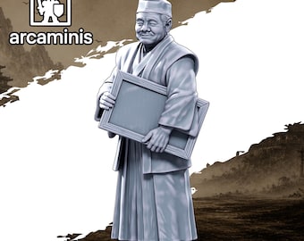 Village and Town Folk"Notice Board Holder" #48 Unpainted  3d printed in Resin