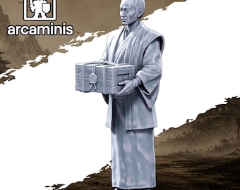 Village and Town Folk"Courier" #49 Unpainted  3d printed in Resin