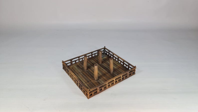Japanese Small Fort (Toride) 3D Printed using PLA filament. This Model comes UNPAINTED Bild 11
