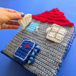 Crochet quiet book PDF amigurumi pattern Home improvement, activity book children, learning toy shower gift, written & step by step photos