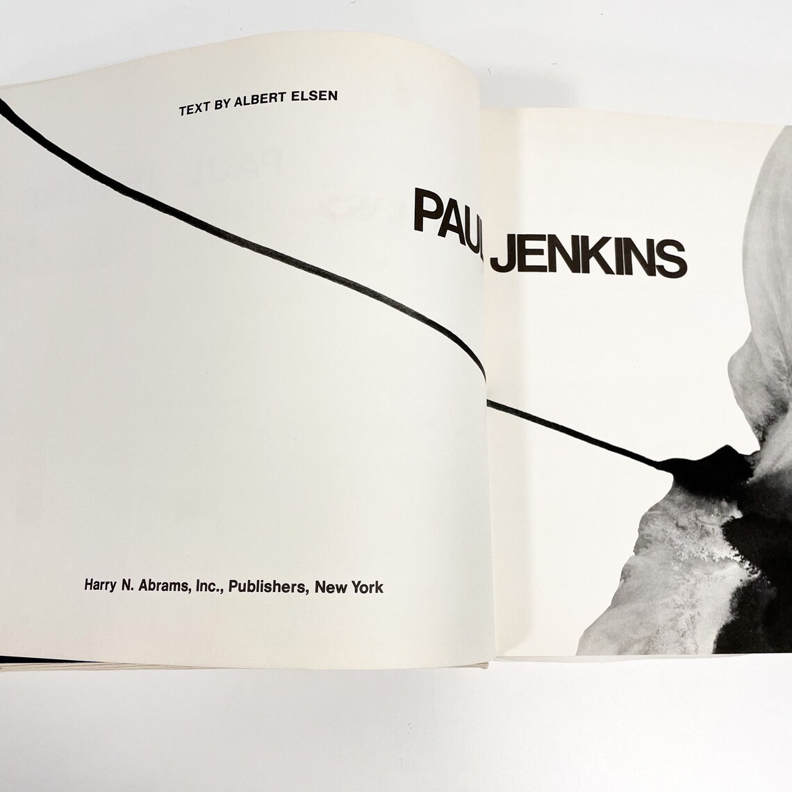 1973 First Edition Paul Jenkins Hardcover Art Book by