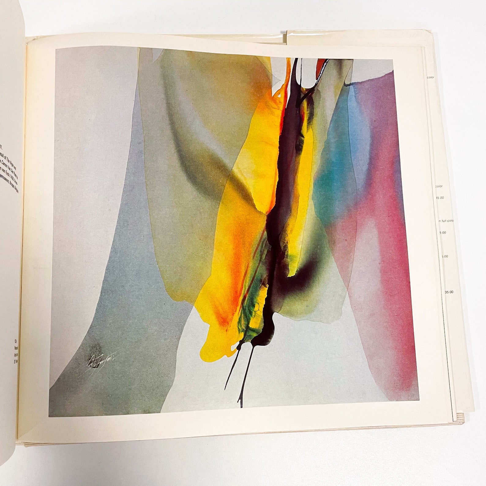1973 First Edition Paul Jenkins Hardcover Art Book by