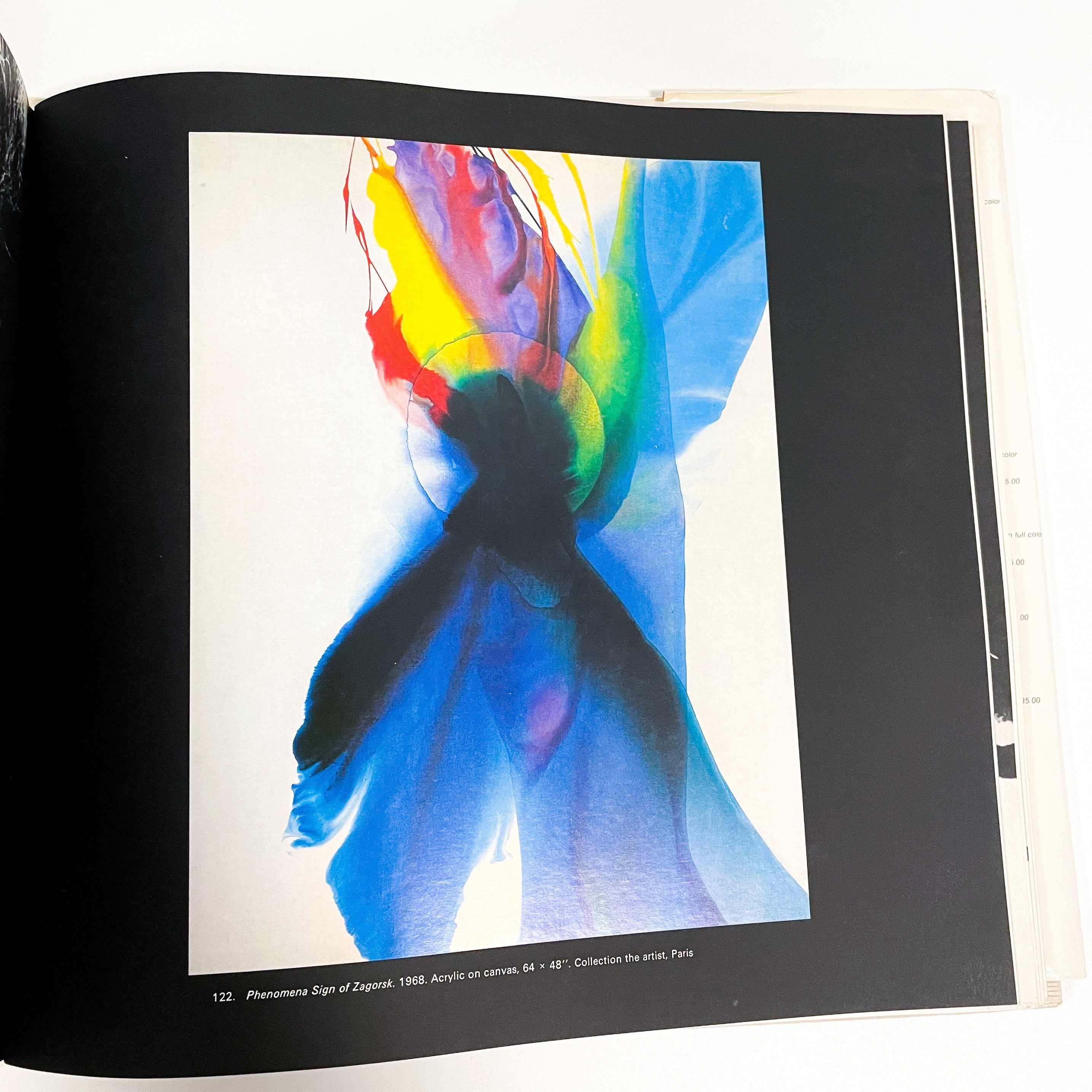 1973 First Edition Paul Jenkins Hardcover Art Book by