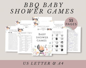 Gry na baby shower z grilla, gry na baby shower z grilla, gry na baby shower dla par, gry na baby shower w ogrodzie, gry na baby shower na świeżym powietrzu, gry BABY-Q, natychmiastowe pobieranie