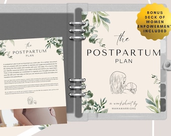 Postpartum planner workbook, 4th trimester, postpartum essentials, postpartum guide, new mom gift, pregnancy, postnatal
