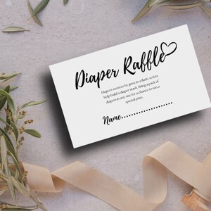Diaper Raffle | Baby Shower | Clothes Shower | Gender Neutral Baby Shower Invite Modern Baby Shower  | Neutral Baby Editable | Canva