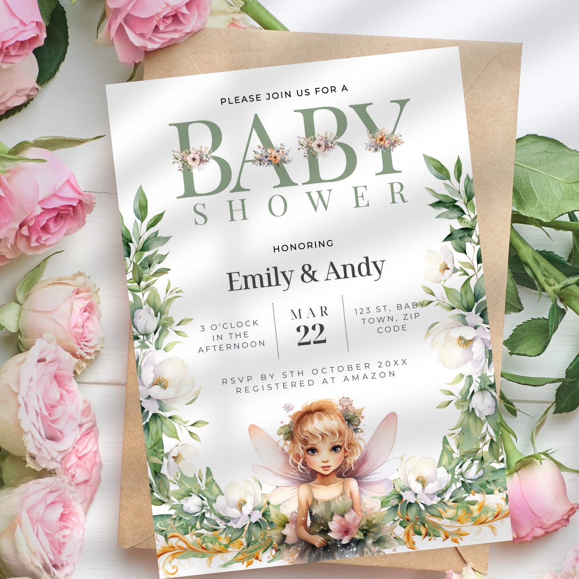 Digital Baby Shower Fairy Invite Fairy Baby Shower Invitation Fairy Il Fullxfull.5749140682 Fp6g