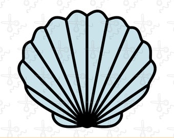 Seashell Svg Etsy