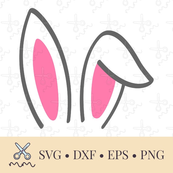 Bunny Ears SVG Easter SVG Easter Bunny SVG Cute Spring | Etsy