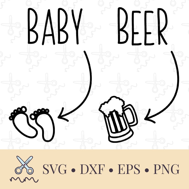 Download Baby Beer SVG Bundle Baby and Beer Pregnancy SVG Pregnancy ...