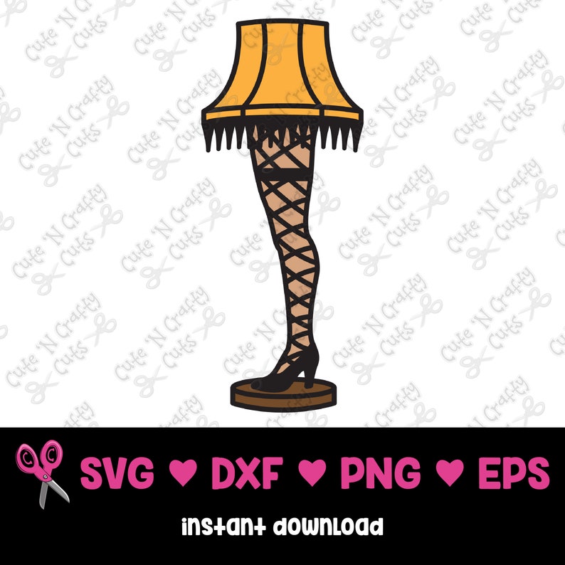 Christmas Leg Lamp SVG Funny Christmas SVG Christmas Svg  Etsy
