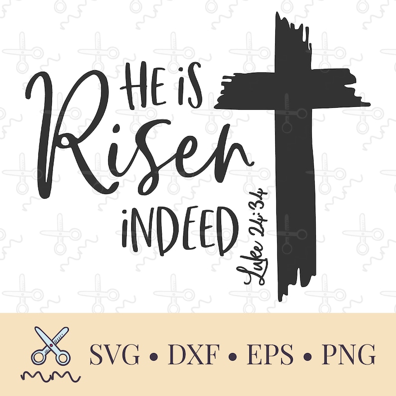 He is Risen SVG Christian Easter SVG Easter SVG Women - Etsy