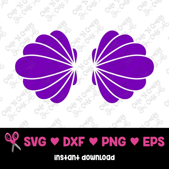 Free Free 100 Mermaid Shell Bra Svg SVG PNG EPS DXF File