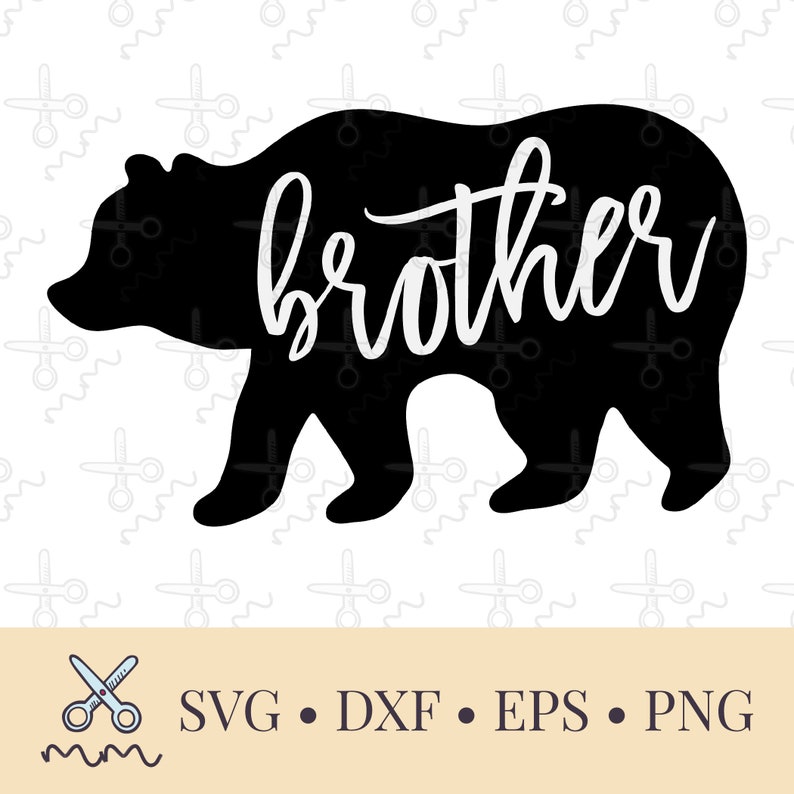 Download Mama Bear Papa Bear Baby Bear SVG Bundle Brother Bear Sister | Etsy
