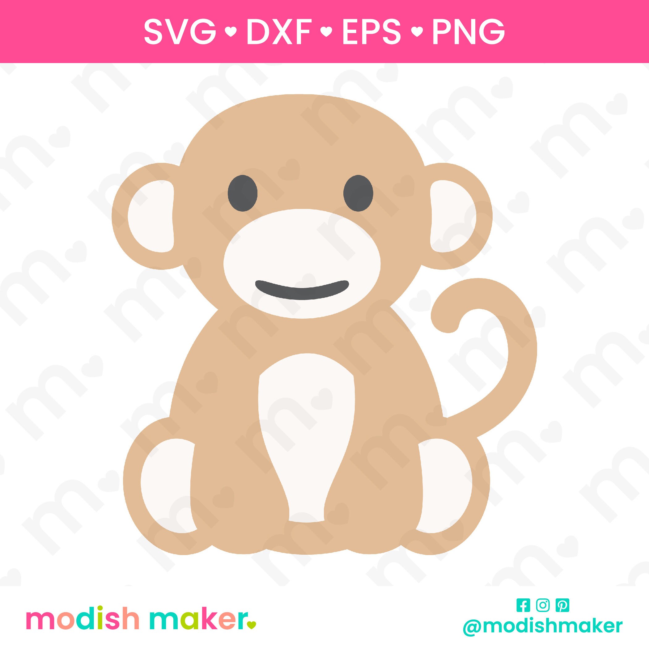 Free Free 223 Cute Baby Monkey Svg SVG PNG EPS DXF File
